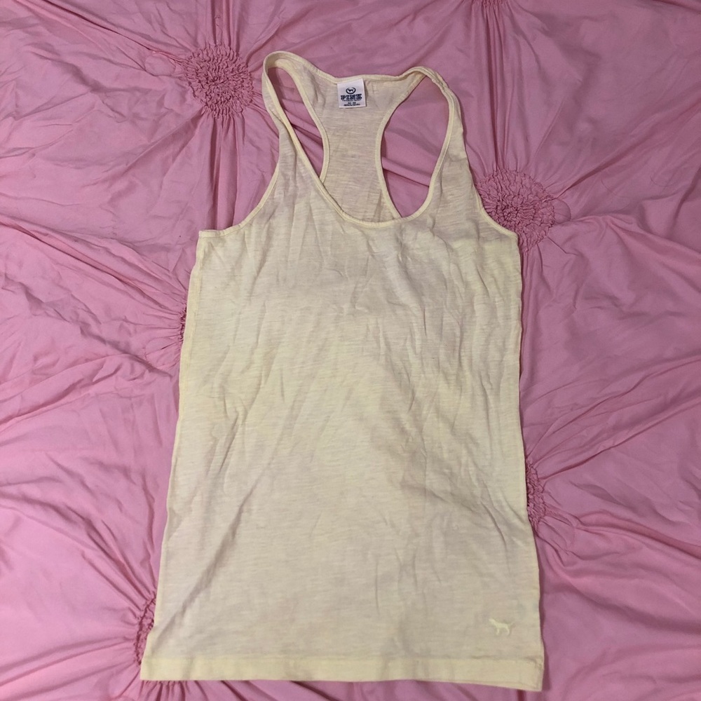 Pink by Victoria Secret Neon Yellow Tank Top